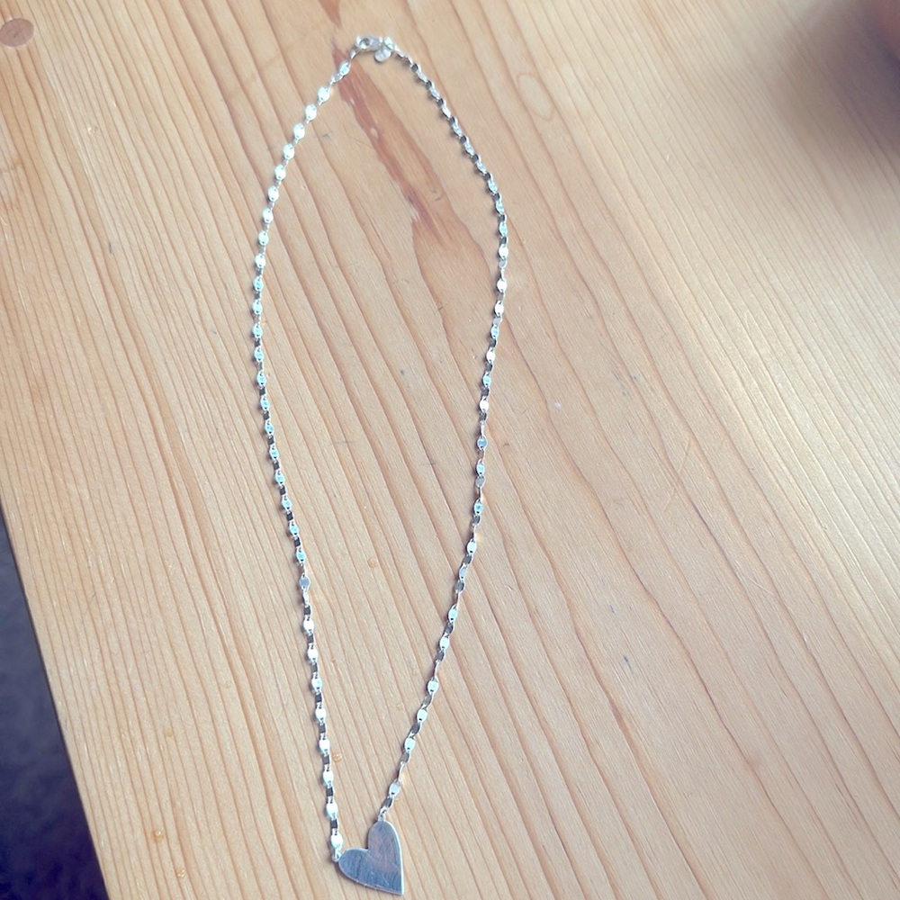 Silver beautiful 16” necklace!